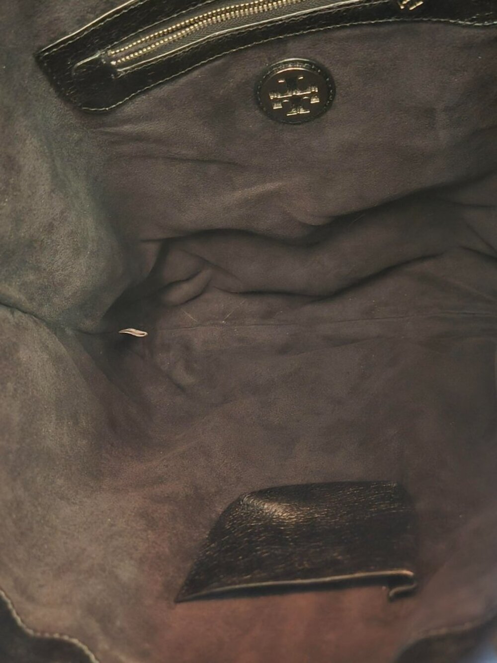 Tory Burch Black Leather Tote - Picture 8 of 9
